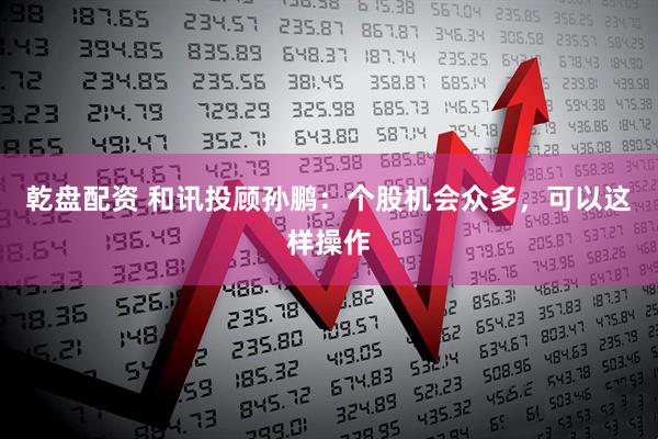 乾盘配资 和讯投顾孙鹏：个股机会众多，可以这样操作
