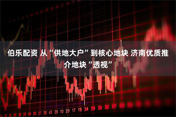 伯乐配资 从“供地大户”到核心地块 济南优质推介地块“透视”